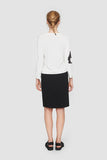 BKR-13398 WHITE FLOWER BLOUSE