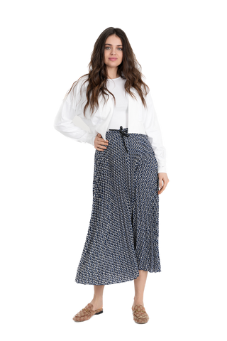 GIN-SB3CPT4849 BLUE SKIRT