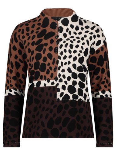 BTB-58921811 BROWN&BEIGE TOP