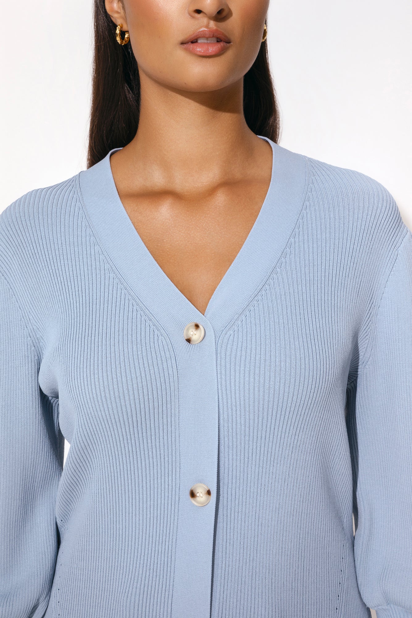 BYM-3025416 ISSA BLUE CARDIGAN
