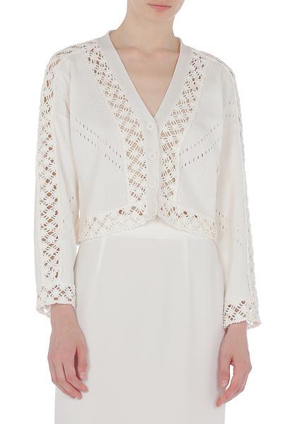 ABF-0932 WHITE CARDIGAN