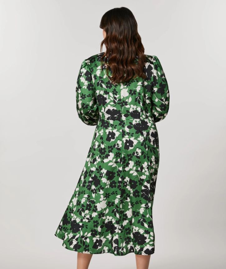 PER-1221243 DARIA GREEN DRESS