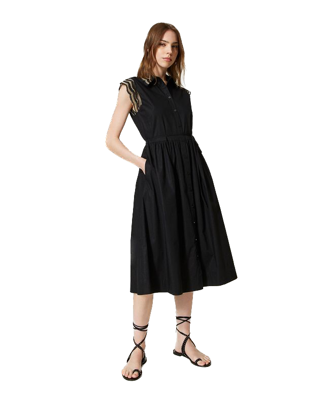 TWS-231TT2120 BLACK&BEIGE DRESS