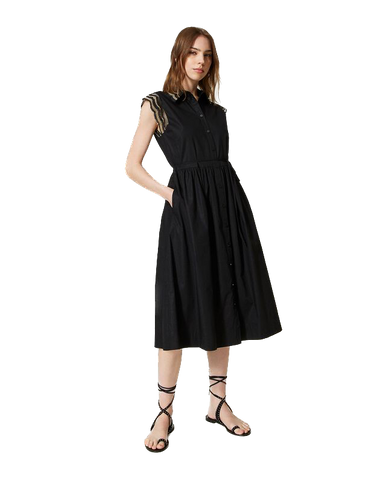 TWS-231TT2120 BLACK&BEIGE DRESS