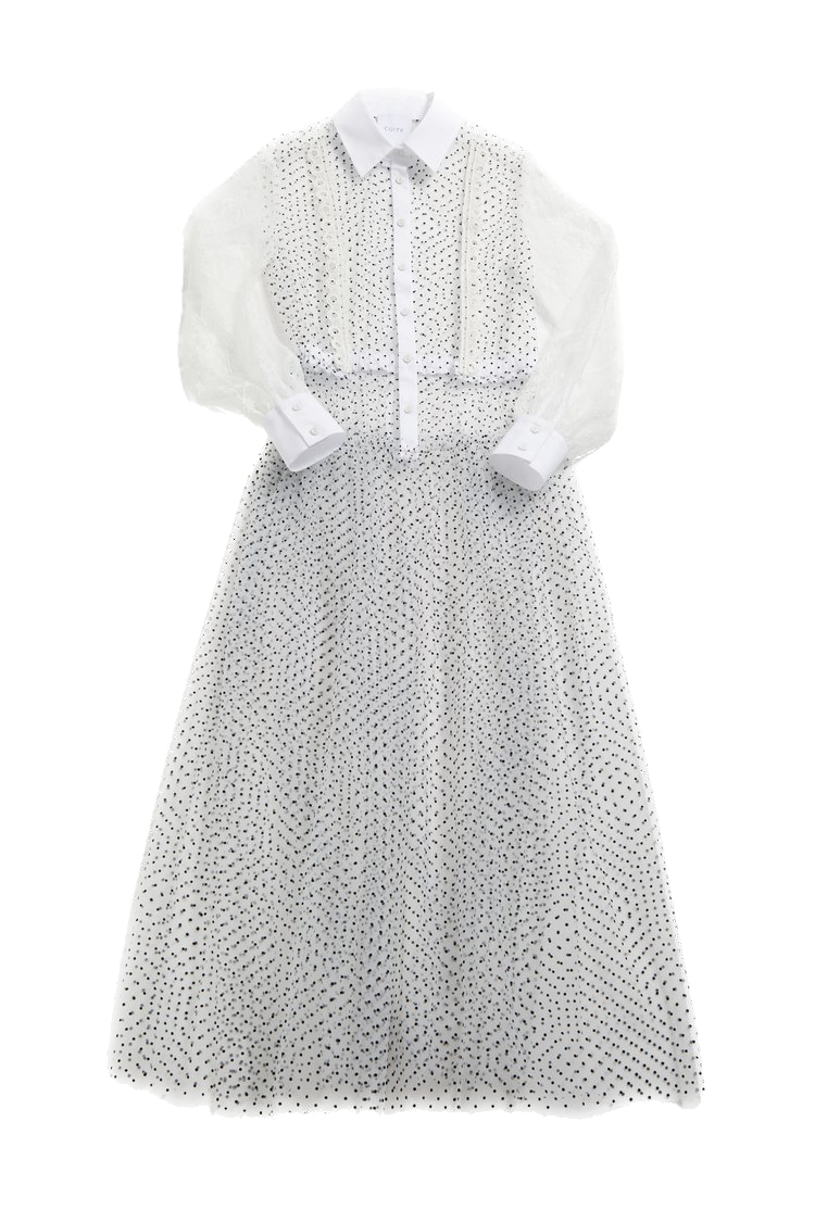 CTE-DS258 571-562 01 WHITE DRESS