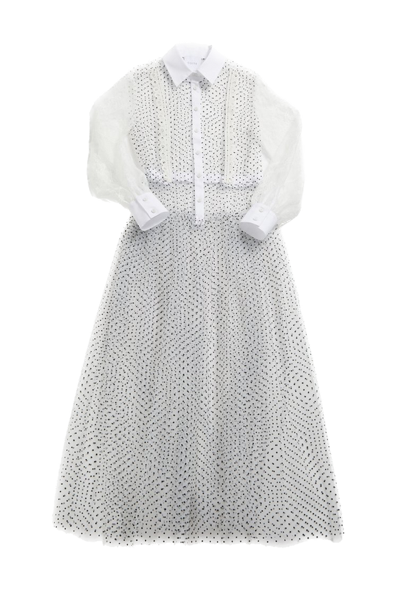 CTE-DS258 571-562 01 WHITE DRESS