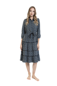 LUE-W23488-C BLUE DRESS