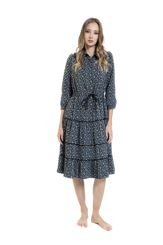LUE-W23488-C BLUE DRESS