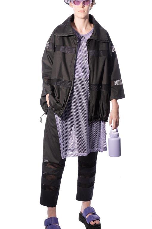 ART-070401231 BLACK COLLAR JACKET