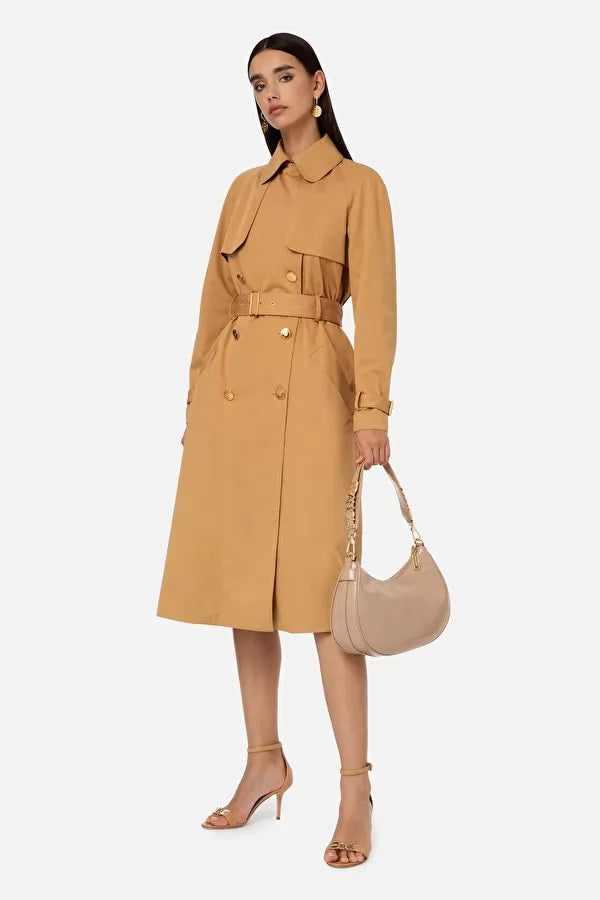 ELS-SP00331E2 CAMEL LONG COAT