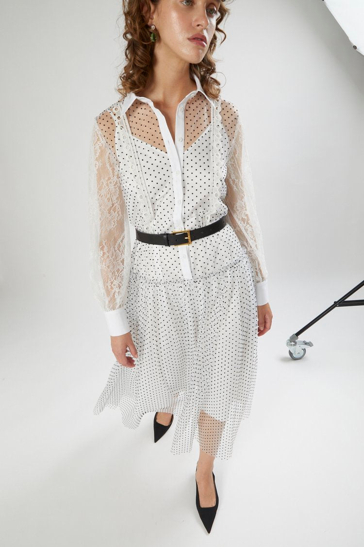 CTE-DS258 571-562 01 WHITE DRESS