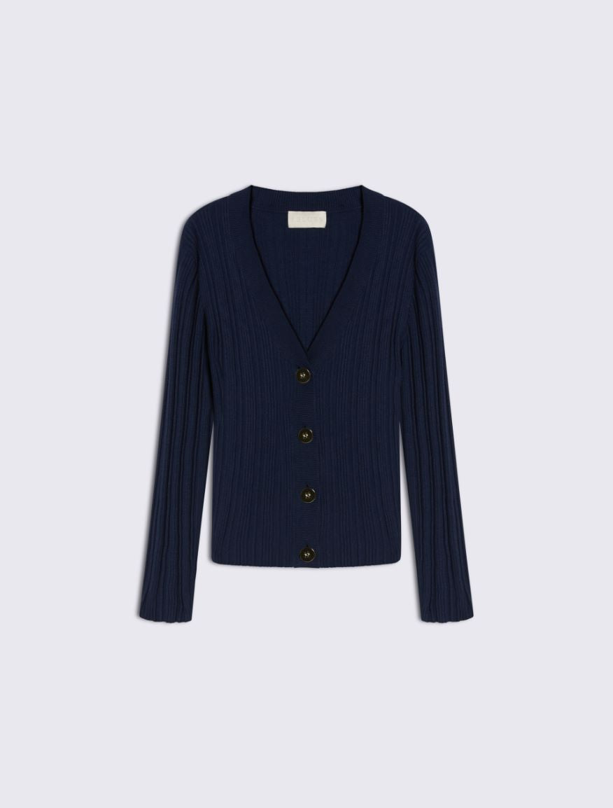 IBL-23734101312 CASCIA BLK CARDIGAN