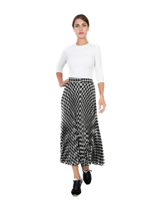 DEJ-SB3CM8255SM BLACK&WHITE SKIRT