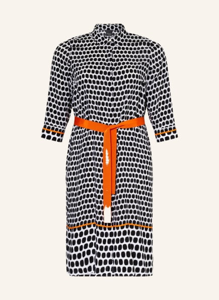 PER-1222103 DEROSA BLK&WHITE DRESS