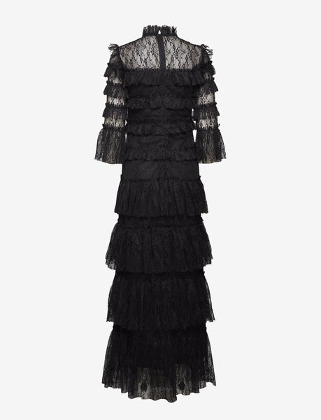 BYM-2171170 CARMINE BLACK GOWN