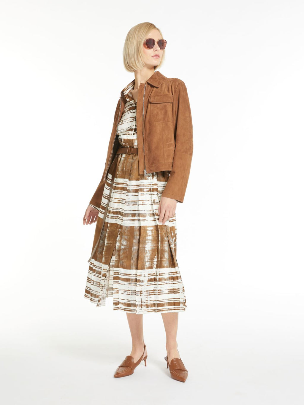 MAX-236226376 OSTE BRN&WHT DRESS