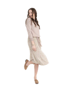 NON-DS3YT3258S CREAM SKIRT