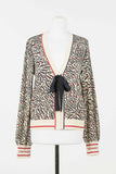 TW-231TP3332 WHTE&BLACK CARDIGAN