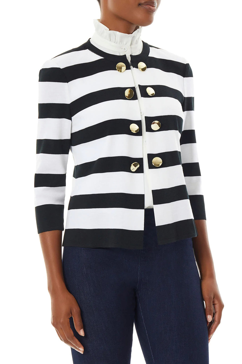 MGW-L9958AC BLACK&WHITE JACKET 2X