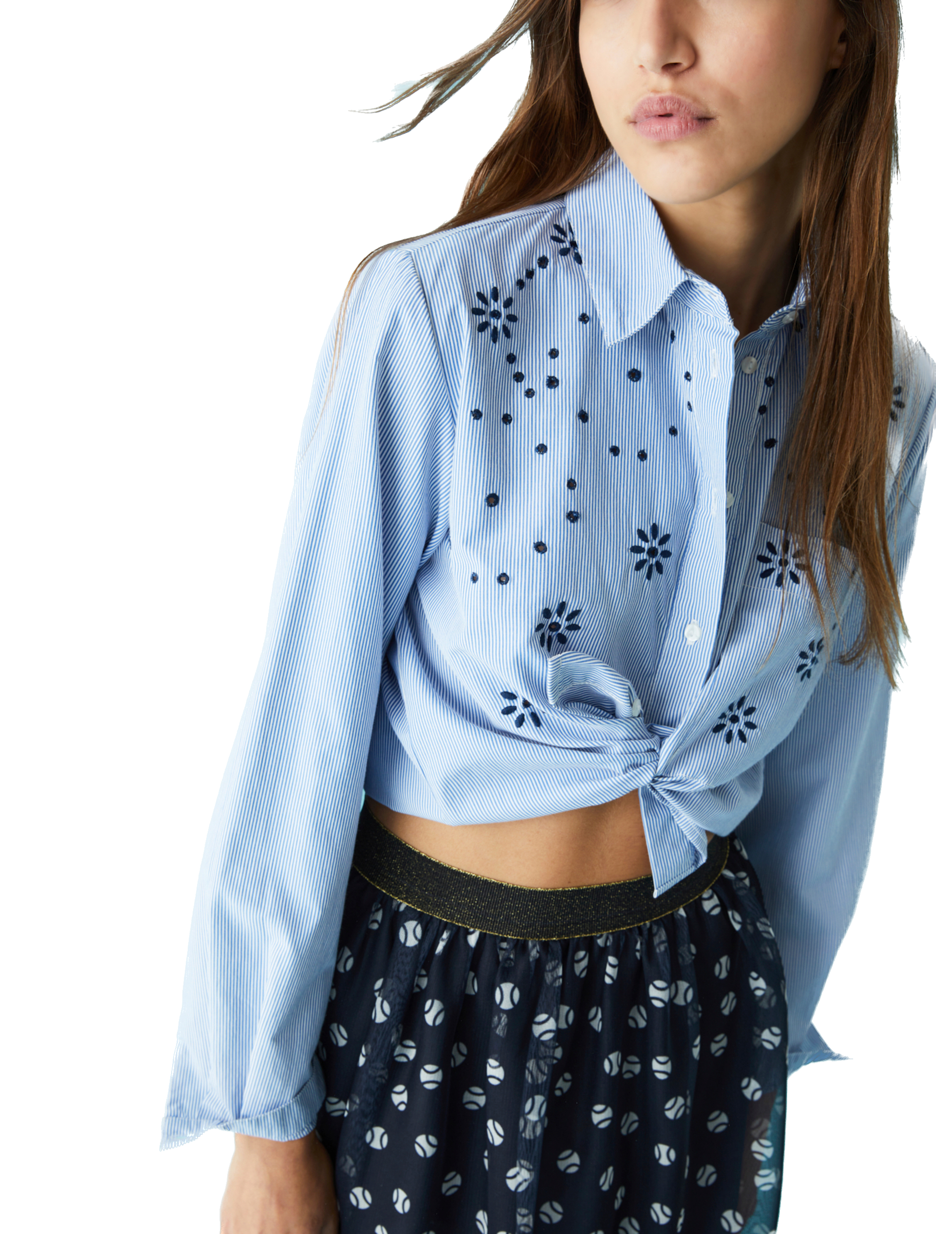 IBL-2371110431200 ACERBO BLUE SHIRT
