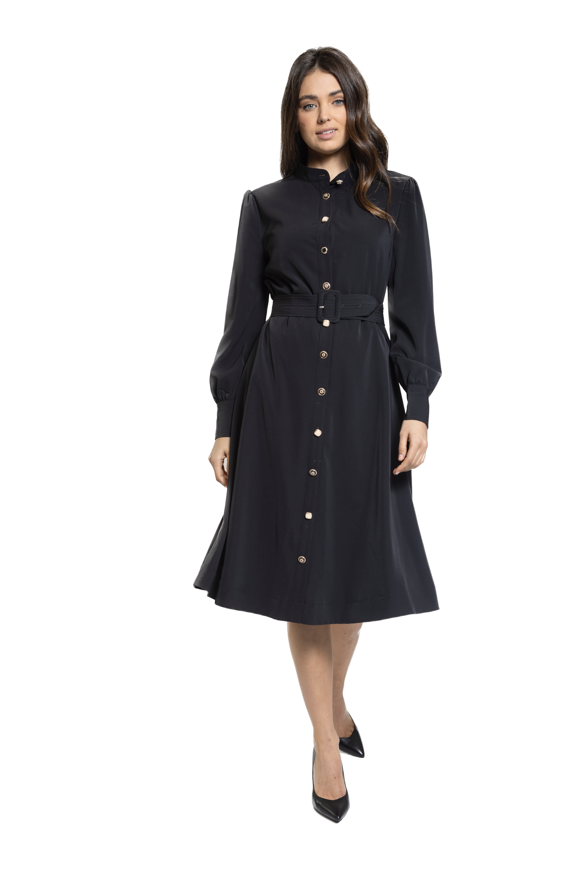 LUE-WS23460-A BLACK DRESS