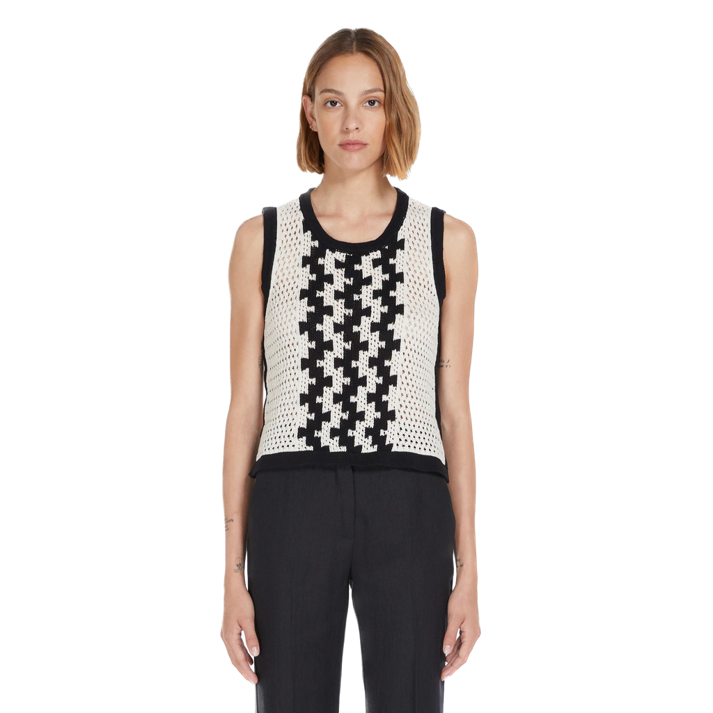 RL-23336101322 FADO2 BLK&WTE VEST