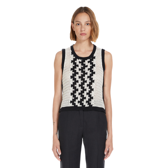 RL-23336101322 FADO2 BLK&WTE VEST
